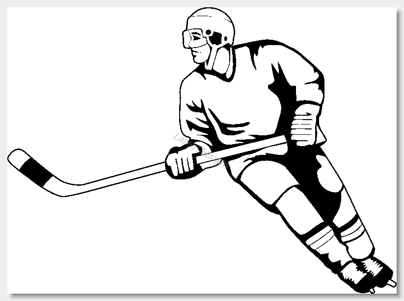 823x614 Field Hockey Clipart Drawing - Field Hockey Stick Drawing