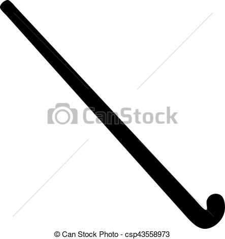 443x470 Field Hockey Stick - Field Hockey Stick Drawing