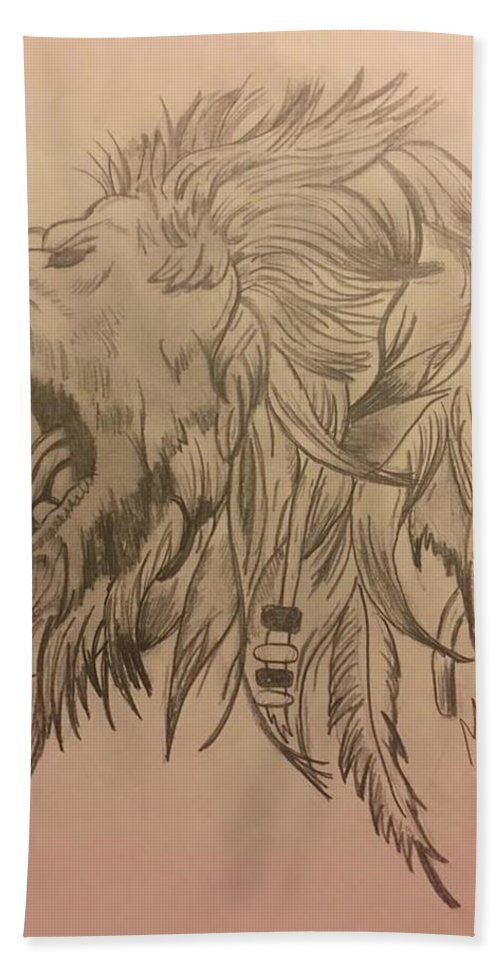 500x967 fierce lion beach towel for sale - Fierce Lion Drawing