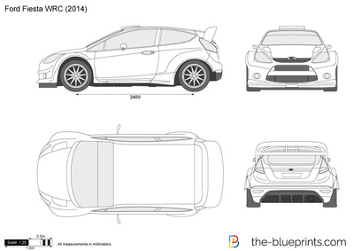 400x283 ford fiesta wrc vector drawing - Fiesta Drawing