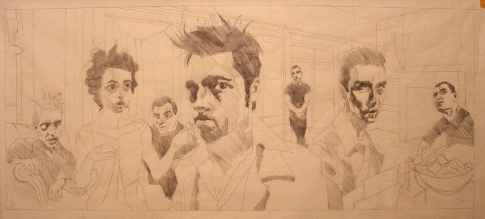 Fight Club Drawing