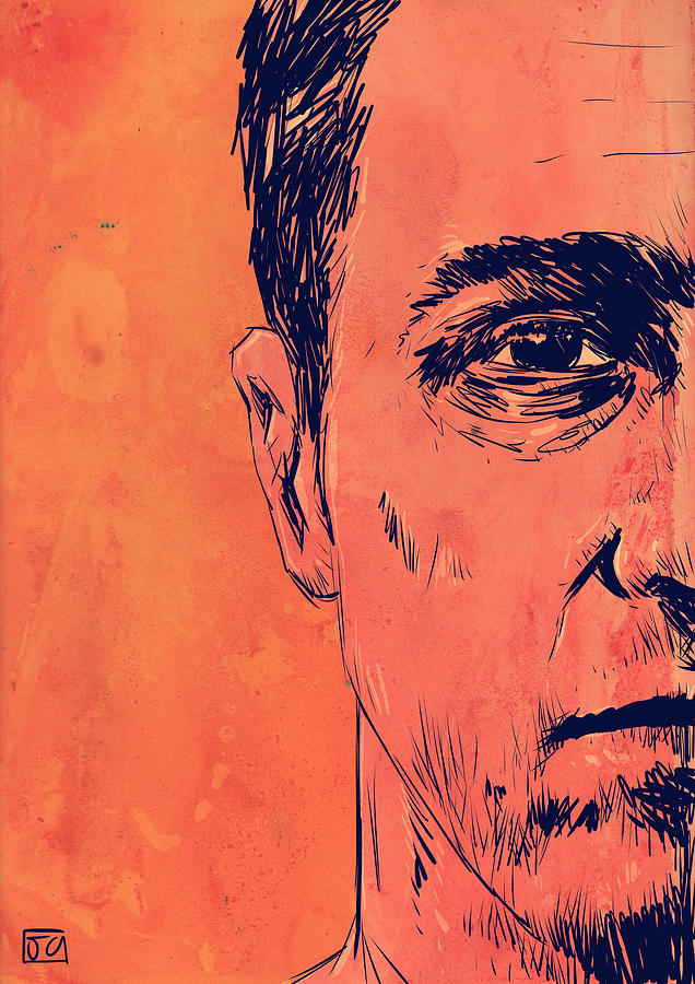 636x900 edward norton fight club drawing - Fight Club Drawing