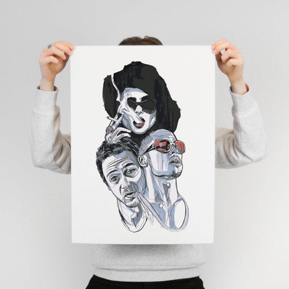 1000x1000 fight club - Fight Club Drawing
