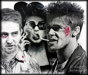 300x256 fight club drawings fine art america - Fight Club Drawing