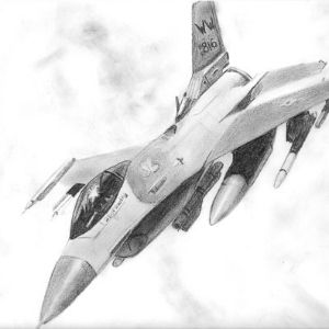 300x300 fighter jet drawing art - Fighter Jet Drawing