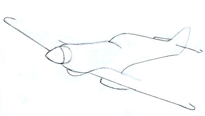 400x227 How To Draw A Fighter Plane - Fighter Plane Drawing