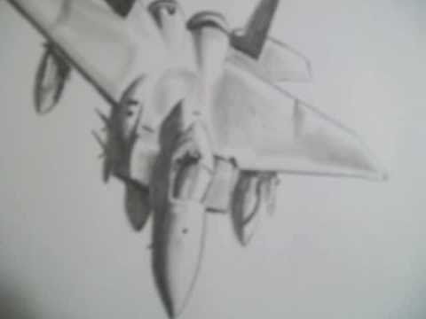 480x360 How To Draw A Realistic Fighter Plane - Fighter Plane Drawing