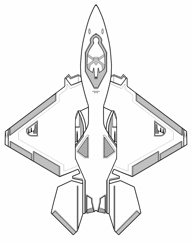 650x822 futuristic fighter plane sketch - Fighter Plane Drawing