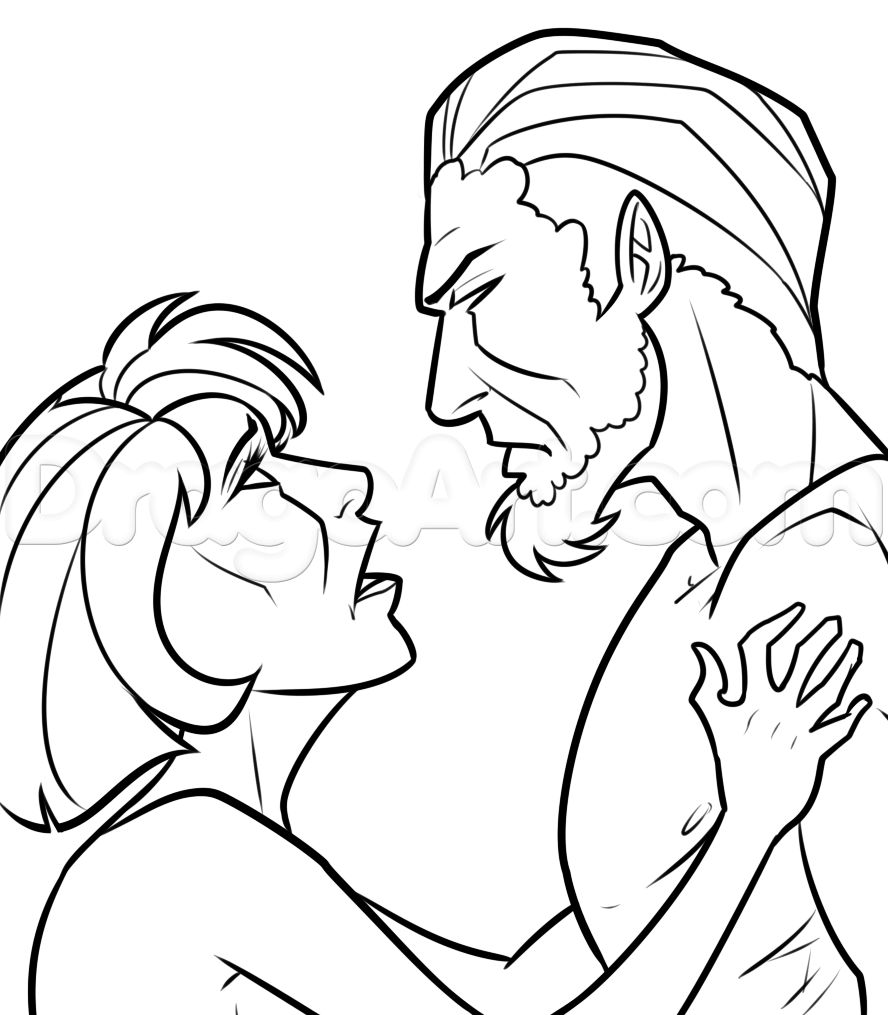 888x1015 drawing a couple fighting, step - Fighting Drawing