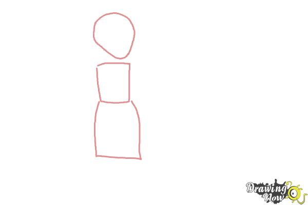 600x400 how to draw a manga girl fighting pose - Fighting Drawing