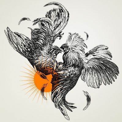 399x399 japanese fighting cock - Fighting Rooster Drawings