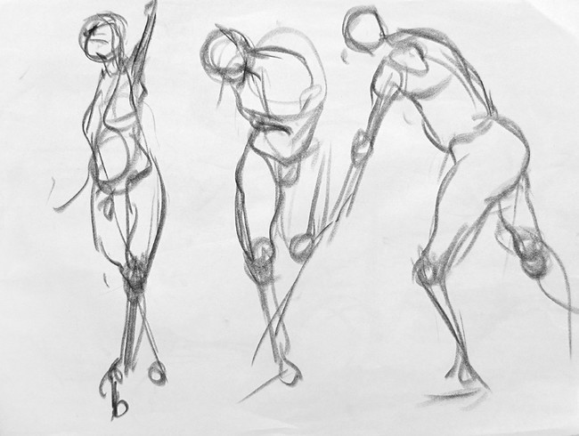 650x490 Life Drawing - Figure Drawing