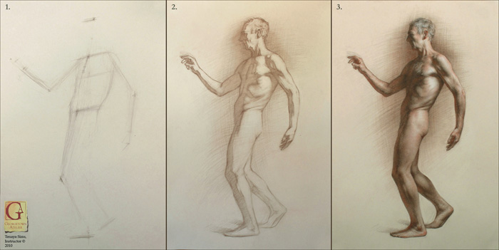 700x351 the block in, part one georgetown atelier - Figure Drawing Drawing
