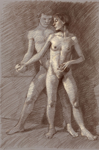 420x640 life drawing two models ocean quigley's projects - Figure Drawing Models