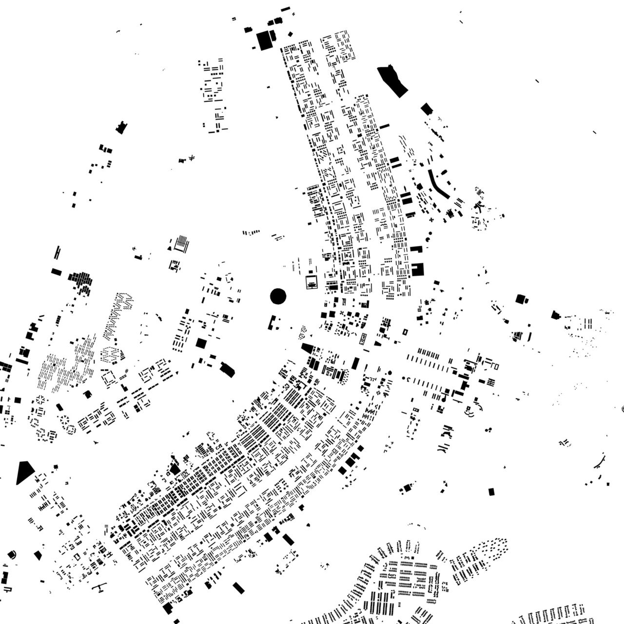 1280x1280 Figure Ground Diagrams Tell Stories About Cities Citymetric - Figure Ground Drawing Architecture
