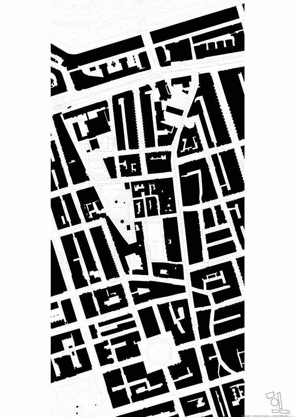 1000x1414 Presidents Medals Music School - Figure Ground Drawing Architecture