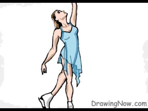 480x360 How To Draw An Ice Skater - Figure Skating Drawing