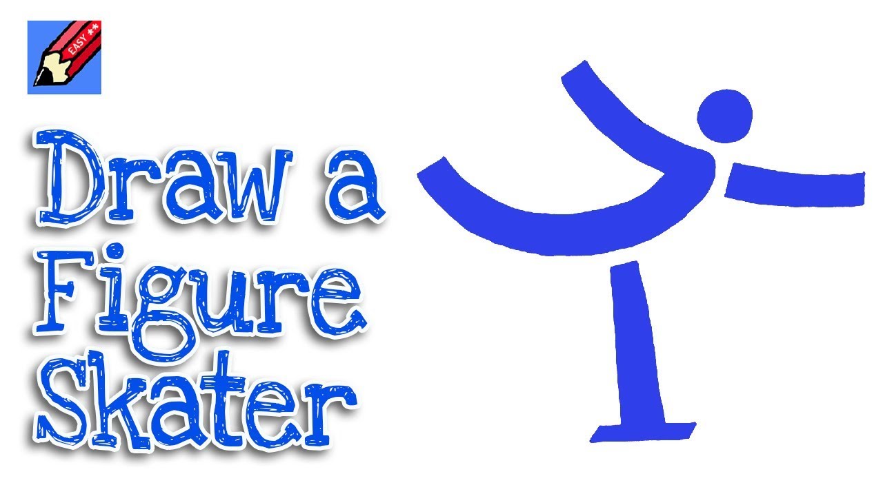 1280x720 How To Draw An Olympic Figure Skater Real Easy - Figure Skating Drawing