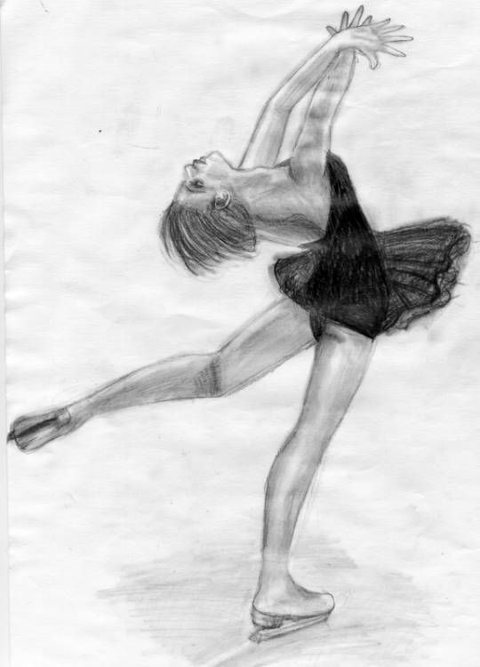 540x750 Shawn Figure Skating Drawings - Figure Skating Drawing