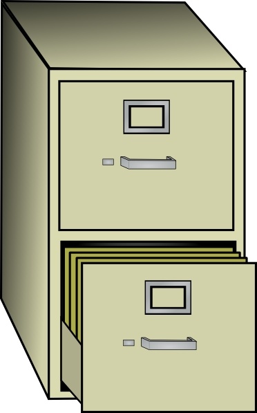 372x597 metal cabinet clip art free vector in open office drawing - File Cabinet Drawing