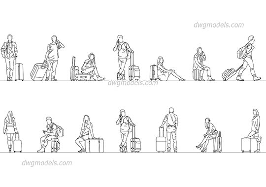 540x380 People Dwg Models, Cad Blocks, Autocad Free Download - File Drawing