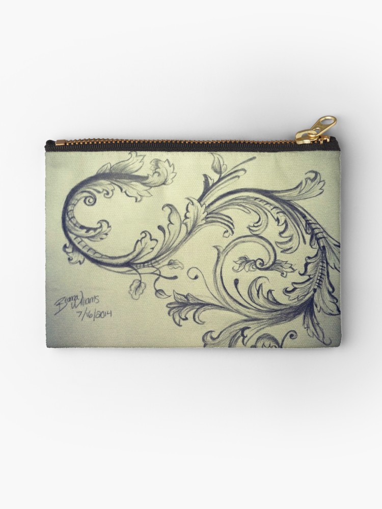 750x1000 filigree drawing studio pouches - Filigree Drawing