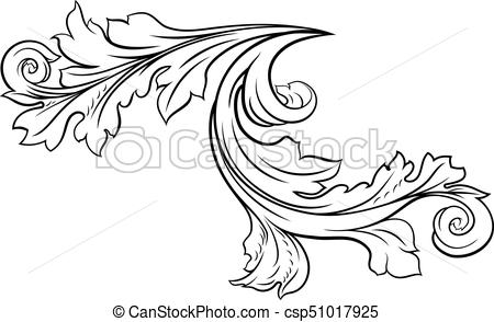 450x294 floral filigree pattern scroll design a floral filigree pattern - Filigree Drawing