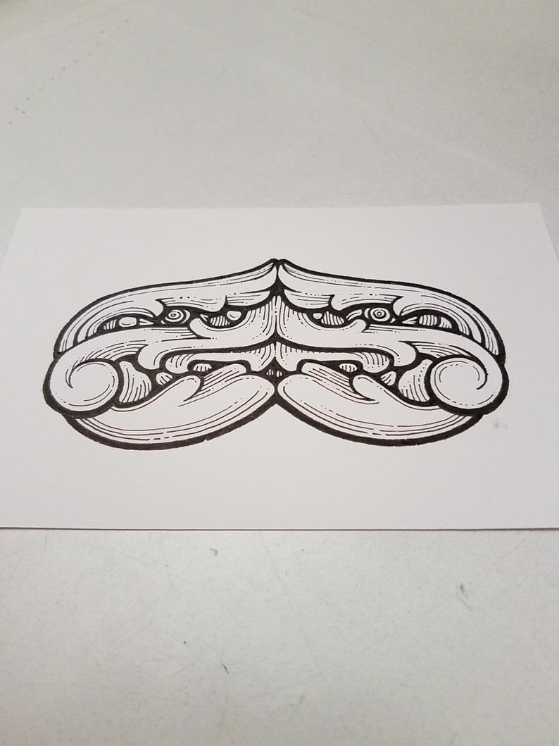 794x1059 original ornate filigree drawing etsy - Filigree Drawing