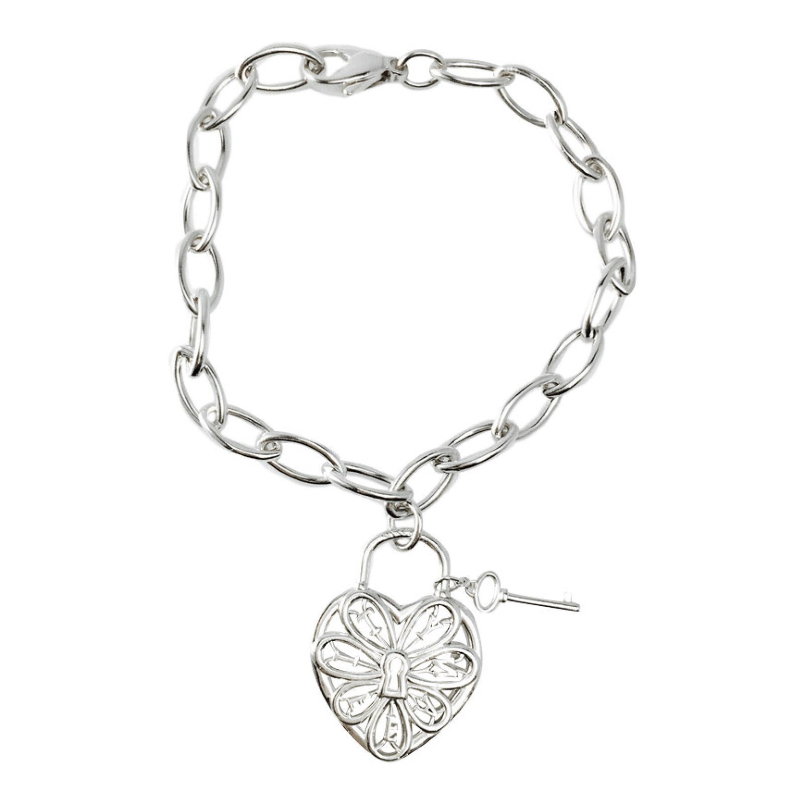 1600x1600 tiffany co filigree heart tag bracelet with key - Filigree Heart Drawing