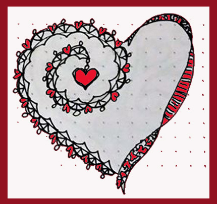 430x405 Drawing Room Tutorial - Filigree Heart Drawing