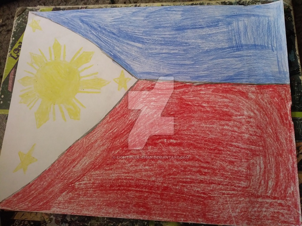 Filipino Flag Drawing at PaintingValley.com | Explore collection of ...