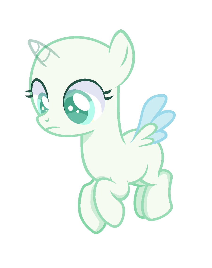 900x1140 mlp base - Filly Drawing