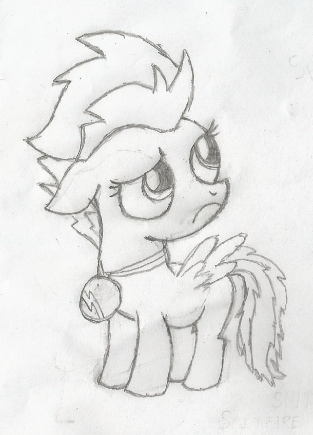 610x846 spitfire filly drawing - Filly Drawing