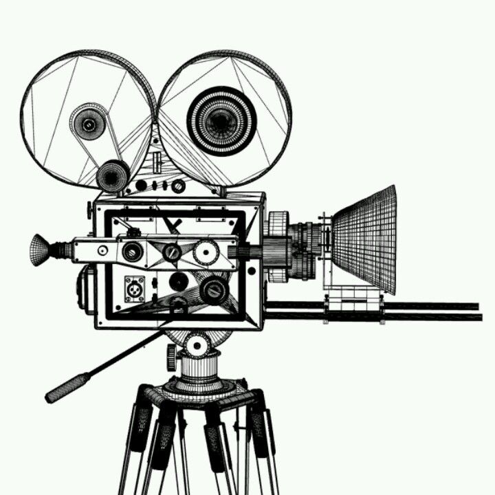 720x720 Films In Camera Tattoos, Film Camera - Film Camera Drawing