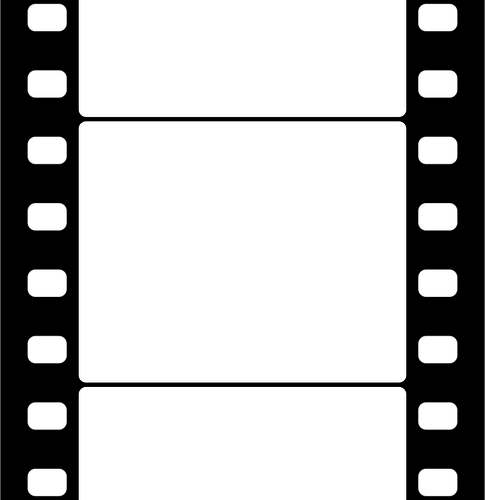 485x500 Drawing Of Old Style Magnetic Film - Film Drawing