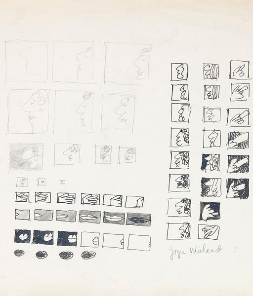 512x600 joyce wieland film strip sketch - Film Strip Drawing
