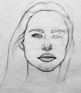 262x300 How To Draw The Portrait - Final Drawing