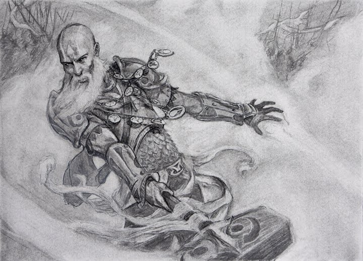 720x519 scott sketches war priest of thune final drawing - Final Drawing