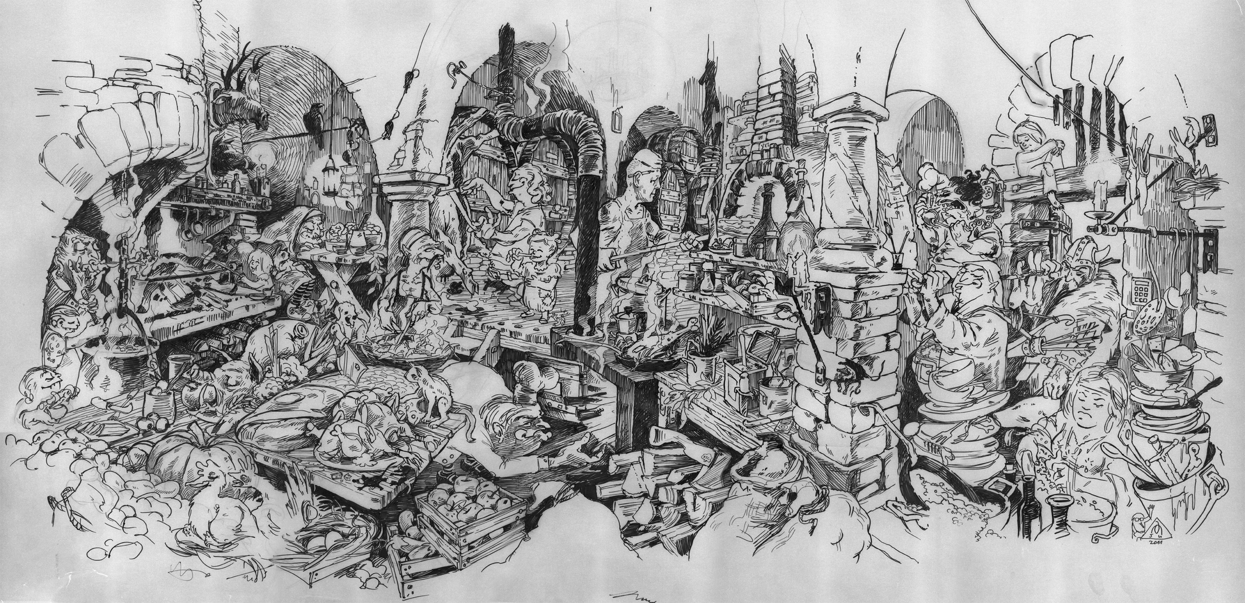 2551x1236 hell`s layoutsketch, final drawing and application - Final Drawing