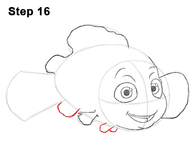 388x300 How To Draw Nemo - Finding Dory Drawing