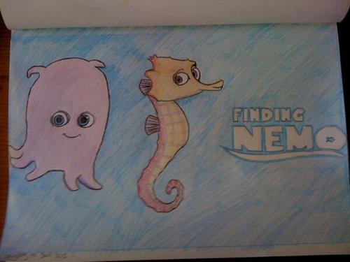 500x375 finding nemo drawing discovered - Finding Nemo Drawing