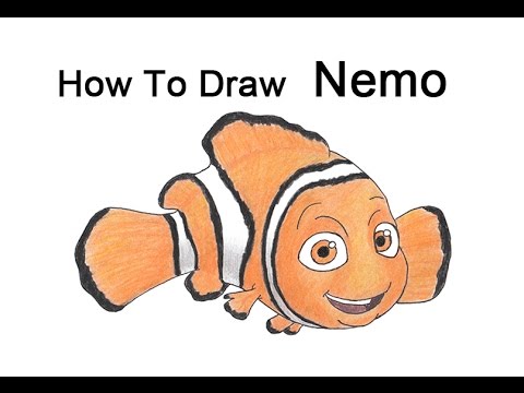 480x360 how to draw nemo from finding nemo - Finding Nemo Drawing