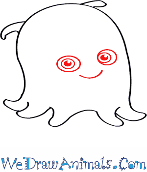 300x350 how to draw pearl from finding nemo - Finding Nemo Drawing