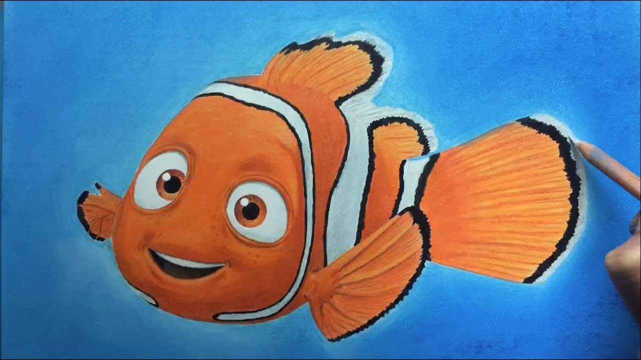 1280x720 Drawing Nemo - Finding Nemo Drawing