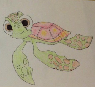 320x293 Squirt Drawings On Paigeeworld Pictures Of Squirt - Finding Nemo Squirt Drawing