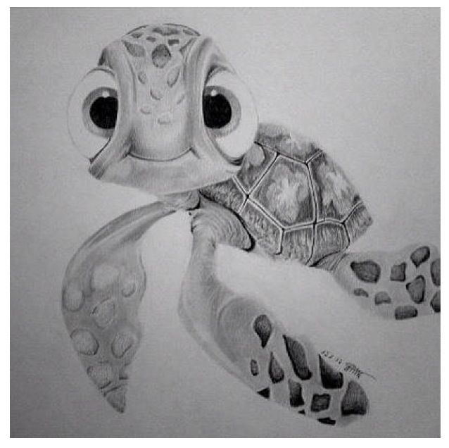 638x636 squirt! finding nemo, turtle, drawing, baby turtle turtle freak - Finding Nemo Turtle Drawing