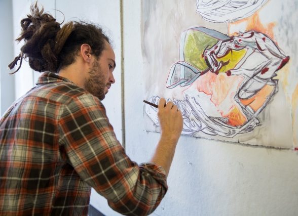 588x427 drawing, painting, and printmaking bachelor of fine arts - Fine Art Drawing