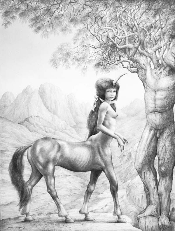 600x792 The Couple, Drawing Fine Art Contemporary Artwork Surrealism - Fine Drawing