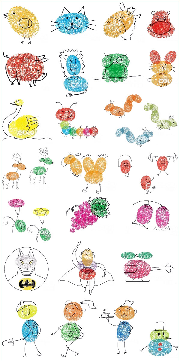 600x1201 Fingerprint Drawing - Fingerprint Drawing