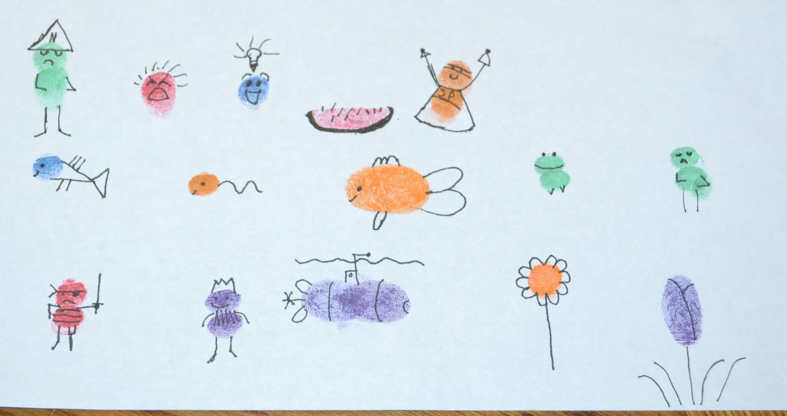 1600x846 Homeschool Distractions Book Review Ed Emberley's Fingerprint - Fingerprint Drawing